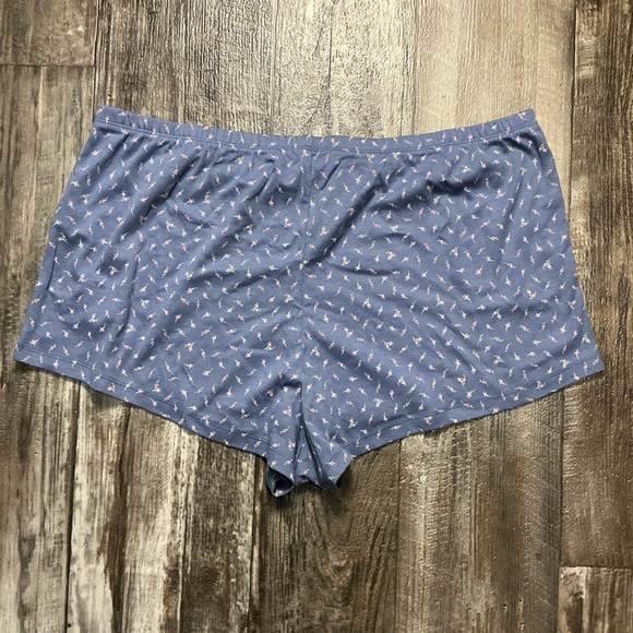 Pink Republic Blue Patterned Women's Pajama Shorts Size XL - Picture 4 of 7